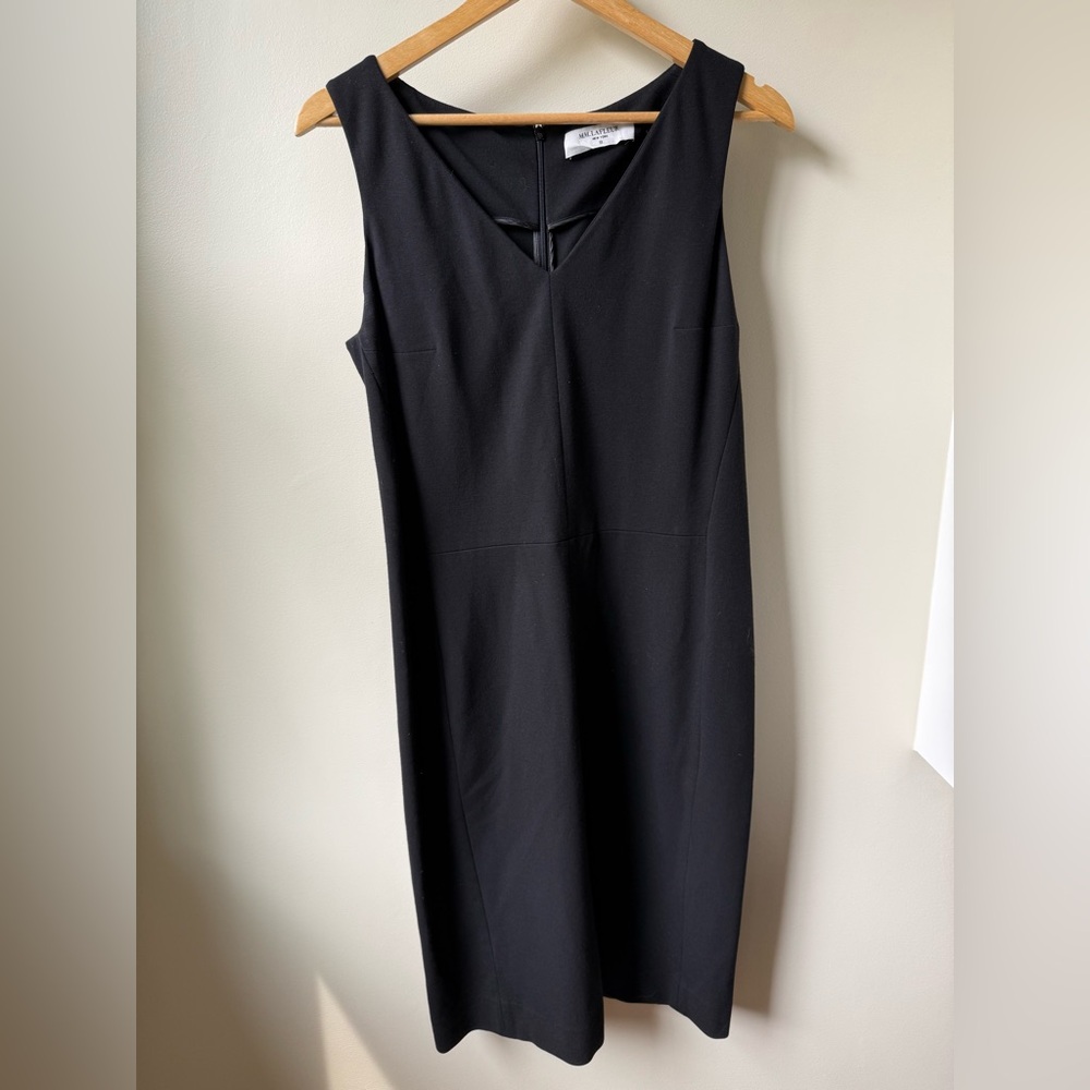 MM LAFLEUR‎ Rachel Dress Ponte Black Office Career Stretch Luxury Cocktail 12